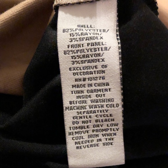 ECI NWT Black & Tan Miniskirt w/ Faux Leather - Picture 6 of 7